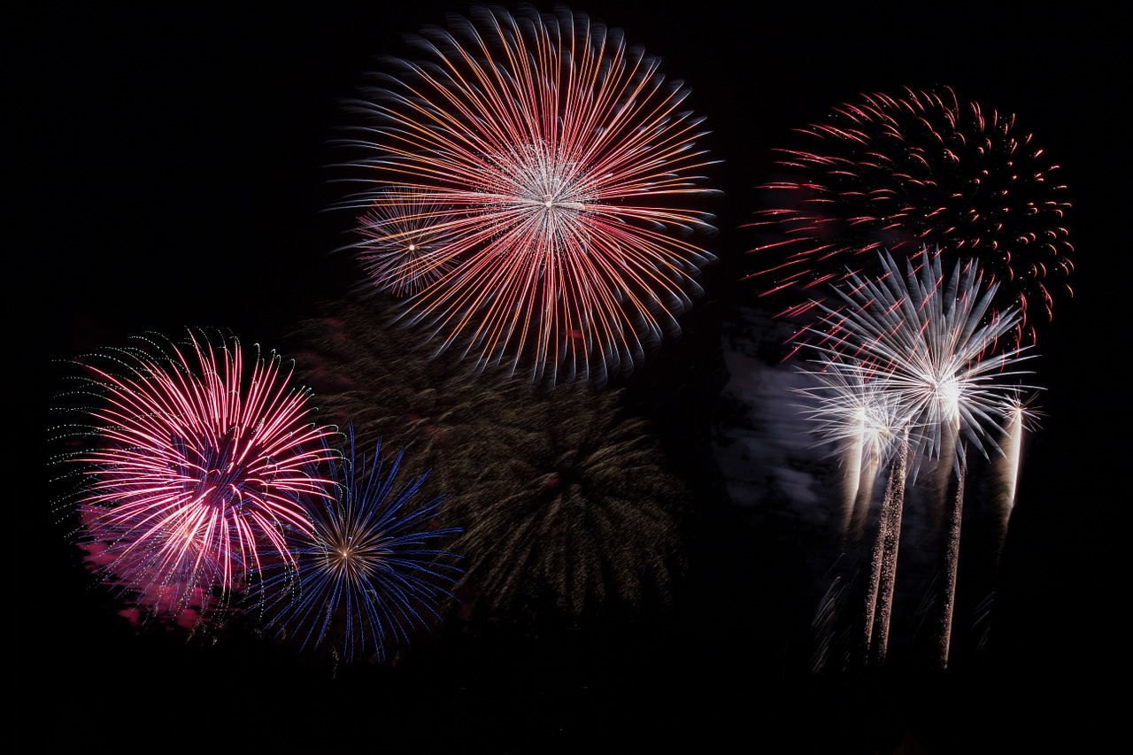Fireworks on Big Bear New Years